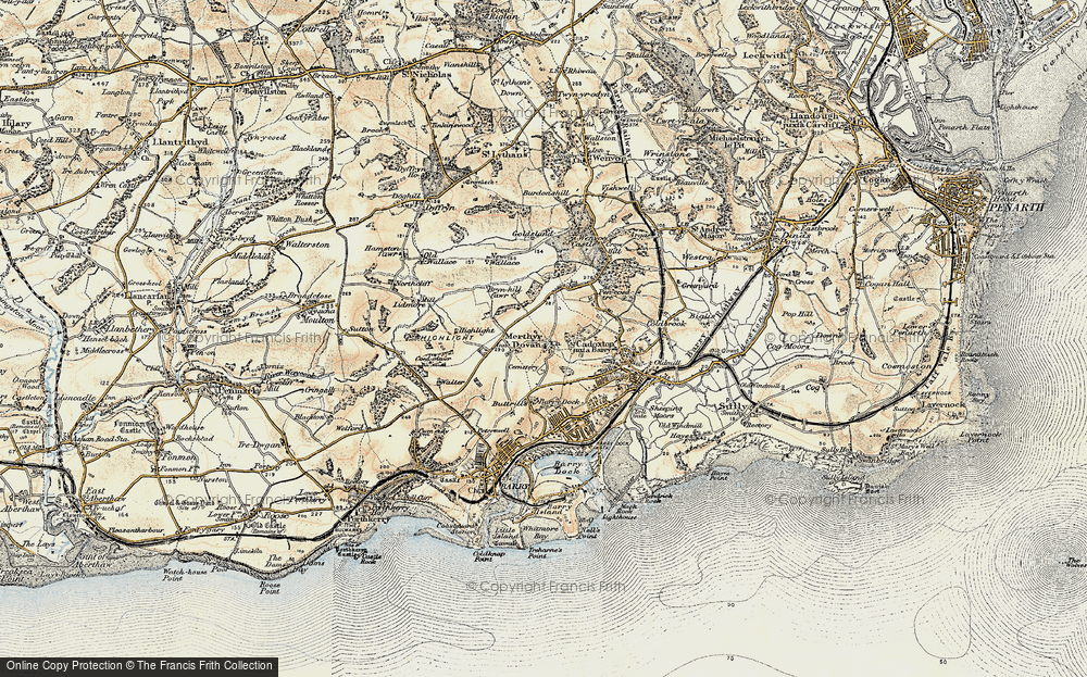 Old Map of Merthyr Dyfan, 1899-1900 in 1899-1900