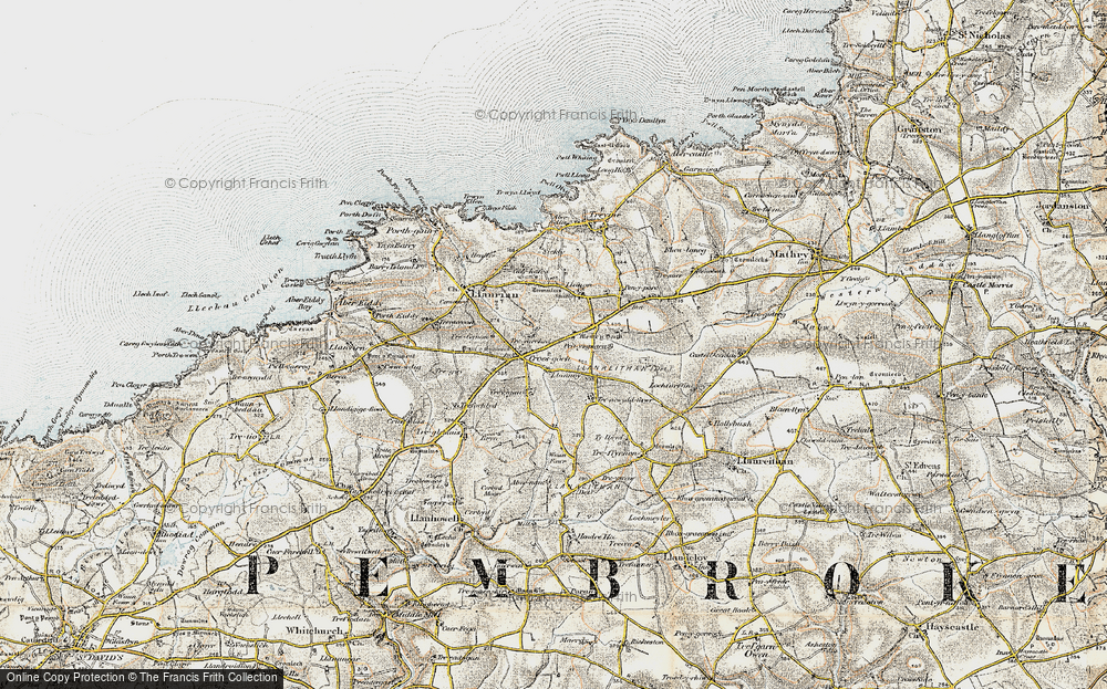 Old Map of Mesur-y-dorth, 0-1912 in 0-1912