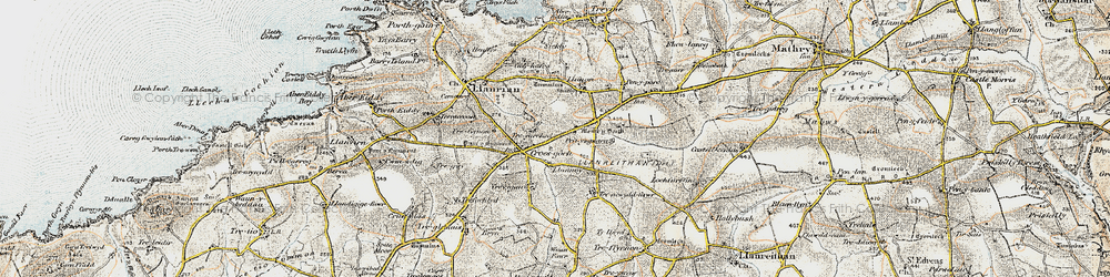Old map of Mesur-y-dorth in 0-1912