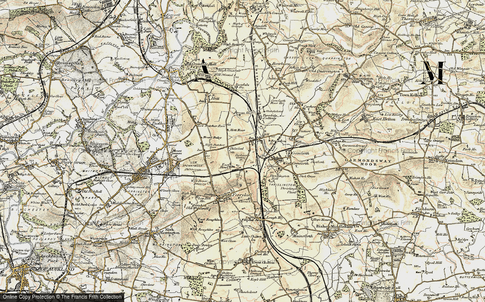 Old Map of Metal Bridge, 1901-1904 in 1901-1904