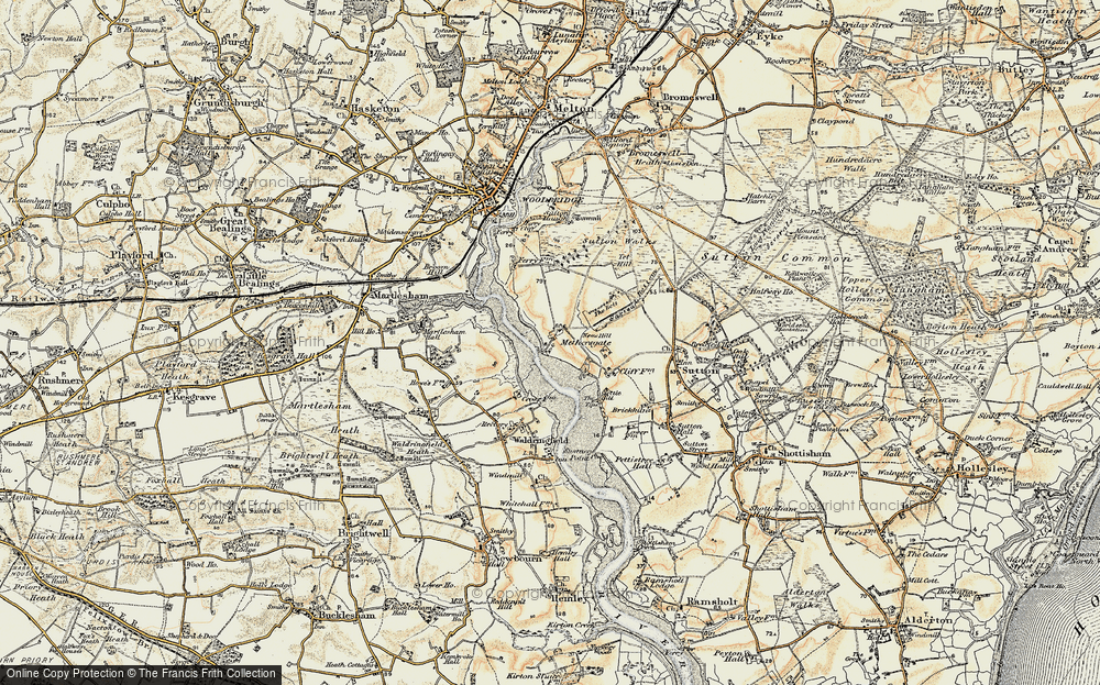 Old Map of Methersgate, 1898-1901 in 1898-1901