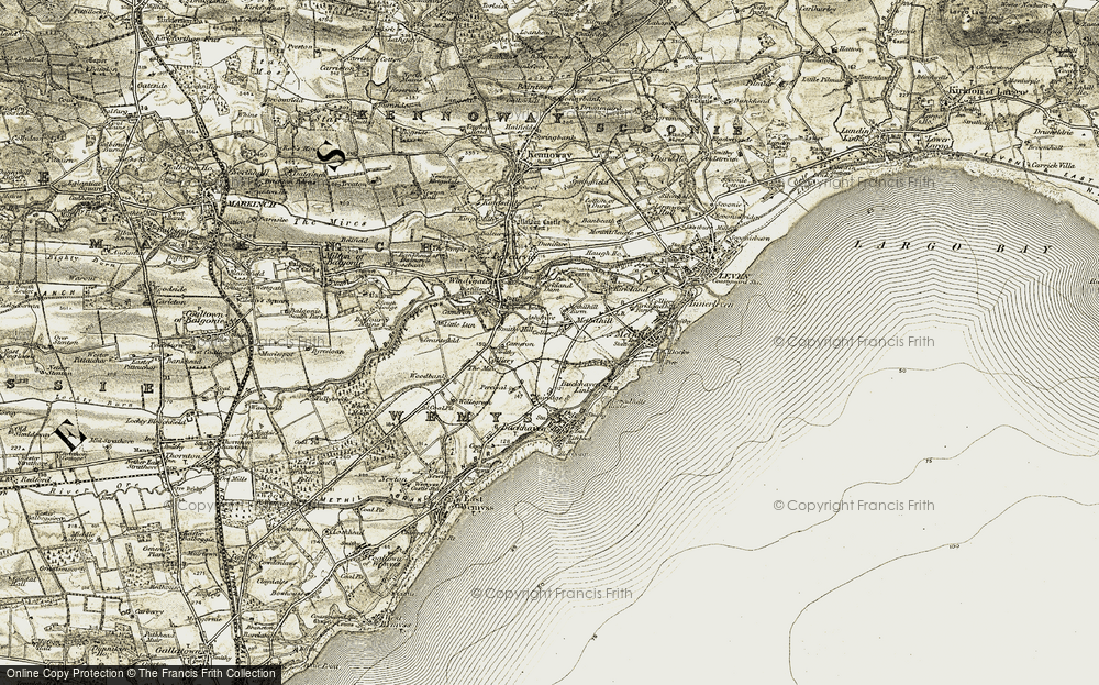 Old Map of Methilhill, 1903-1908 in 1903-1908