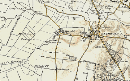 Old map of Methwold Hythe in 1901-1902