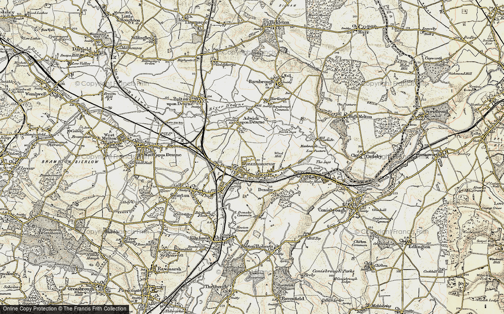 Old Map of Mexborough, 1903 in 1903