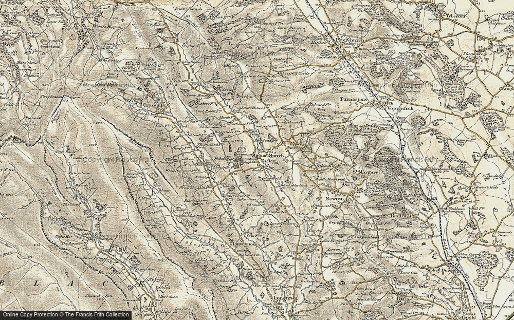 Old Map of Michaelchurch Escley, 1900-1901 in 1900-1901