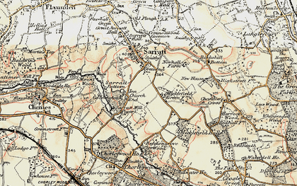 Old map of Beechengrove Wood in 1897-1898