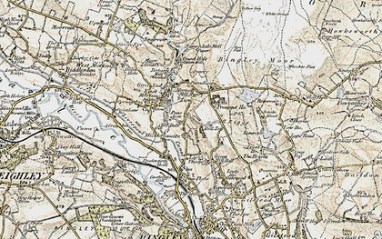 Old map of Micklethwaite in 1903-1904