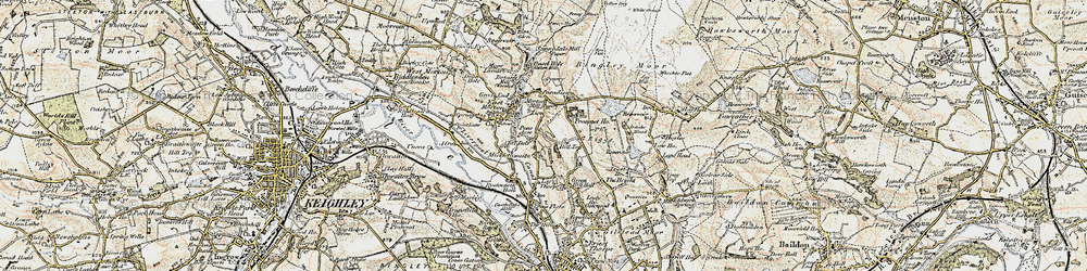 Old map of Micklethwaite in 1903-1904
