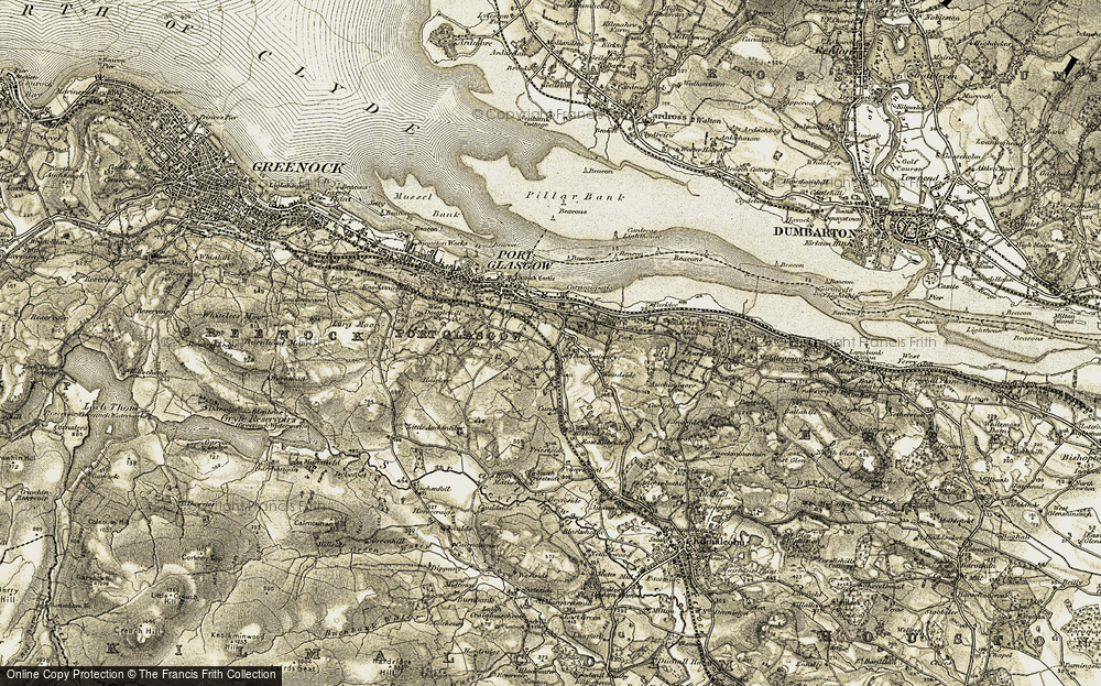 Old Map of Mid Auchinleck, 1905-1906 in 1905-1906