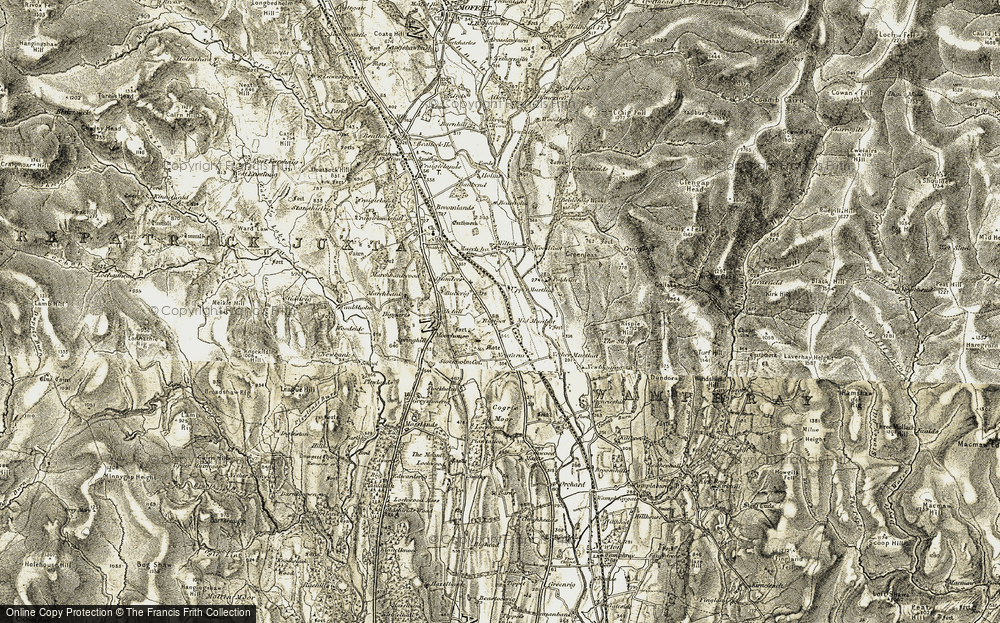 Old Map of Mid Murthat, 1901-1904 in 1901-1904