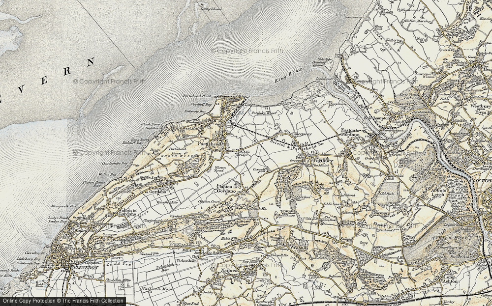 Old Map of Middle Bridge, 1899-1900 in 1899-1900