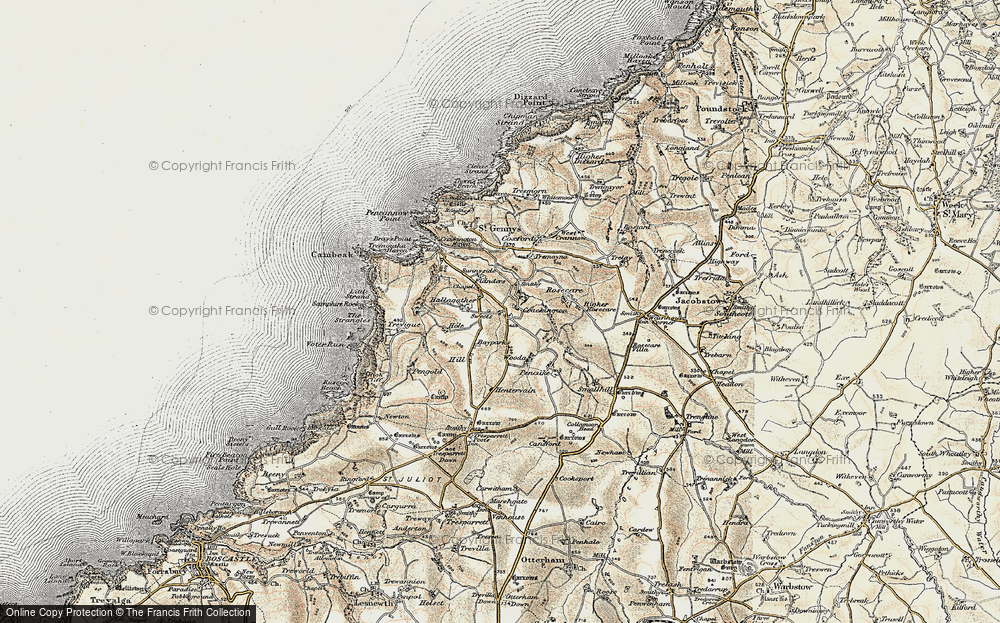 Middle Crackington, 1900