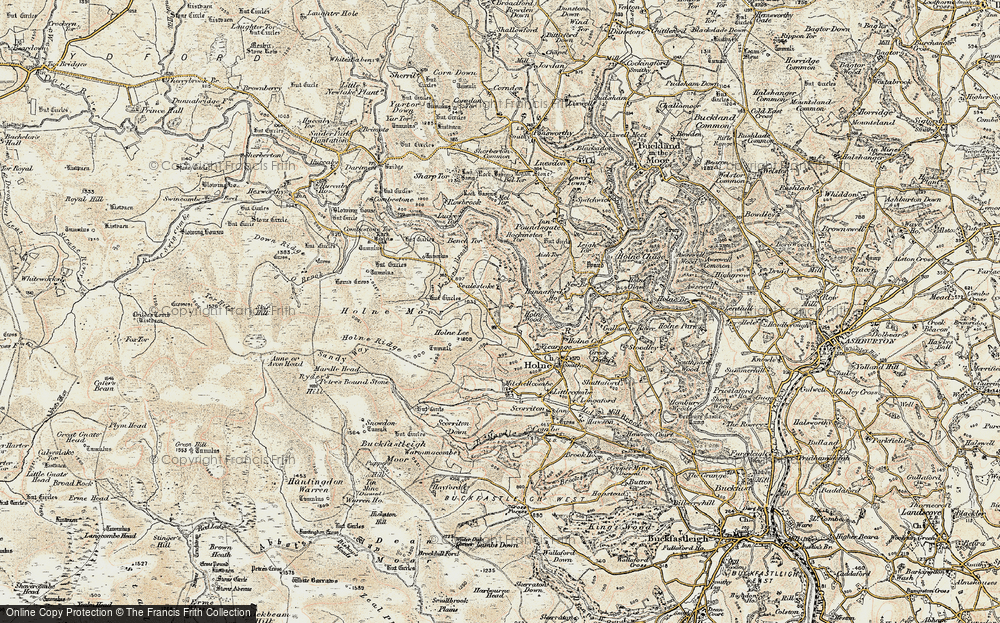 Old Map of Middle Stoke, 1899 in 1899