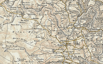 Old map of Middle Stoke in 1899