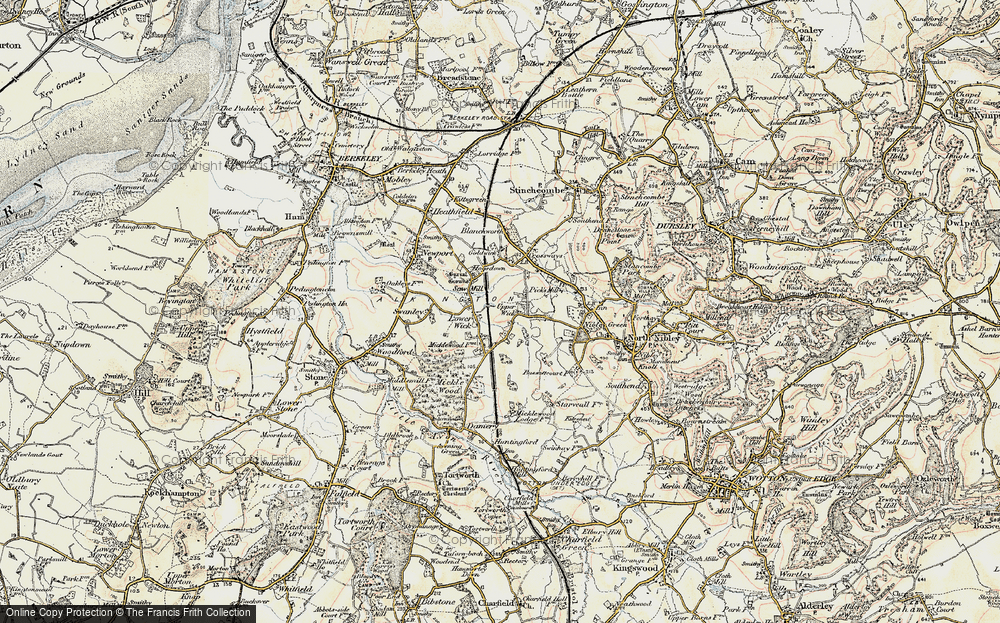 Old Map of Middle Wick, 1898-1900 in 1898-1900