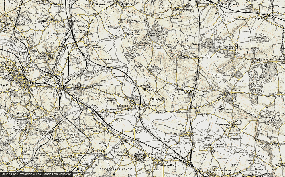 Old Map of Middlecliffe, 1903 in 1903