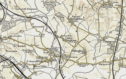 Old map of Middlecliffe in 1903