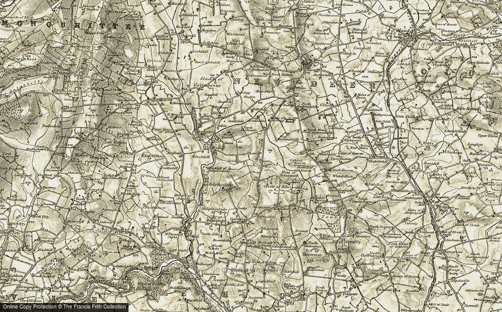 Old Map of Historic Map covering Benview in 1909-1910