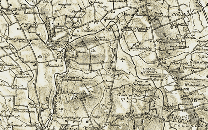 Old map of Benview in 1909-1910