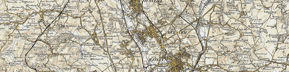 Old map of Middleport in 1902