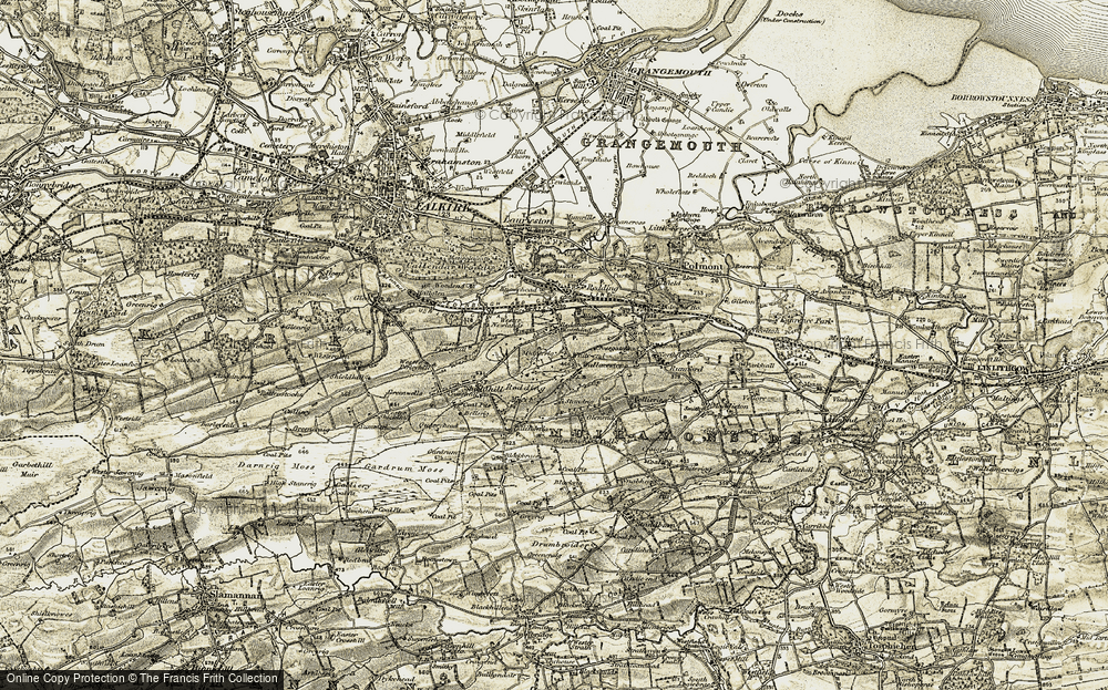 Old Map of Middlerig, 1904-1906 in 1904-1906