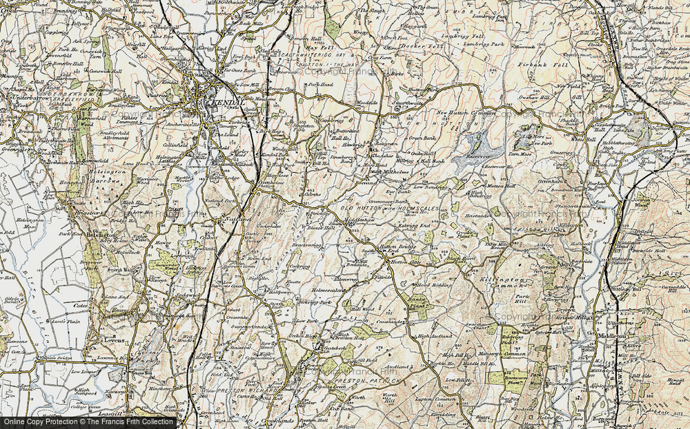 Old Map of Middleshaw, 1903-1904 in 1903-1904