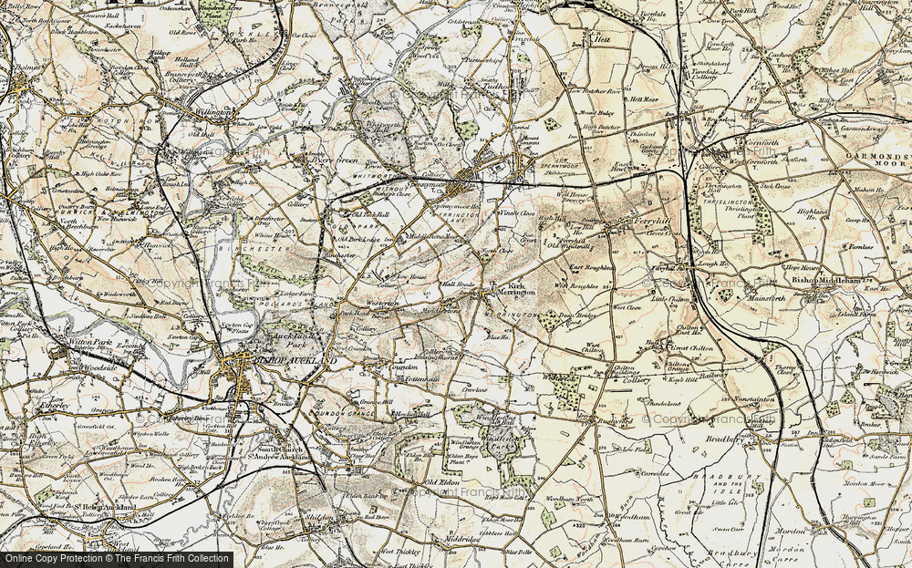Old Map of Middlestone, 1903-1904 in 1903-1904
