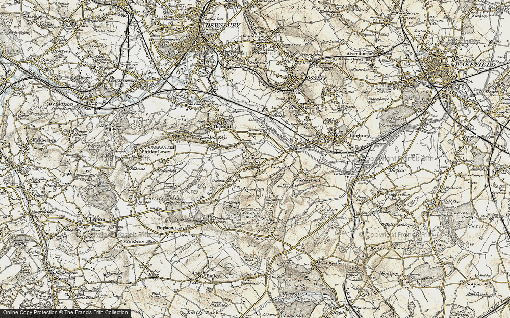 Old Map of Middlestown, 1903 in 1903
