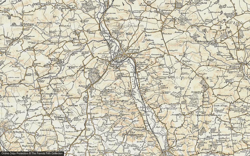 Old Map of Middleton, 1898-1901 in 1898-1901