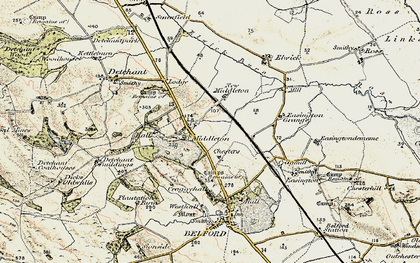 Old map of Middleton in 1901-1903