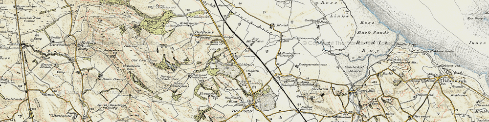 Old map of Middleton in 1901-1903