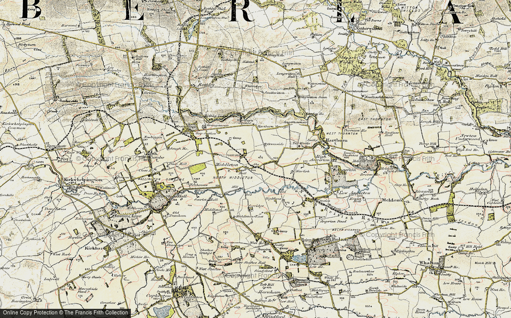 Old Map of Middleton, 1901-1903 in 1901-1903