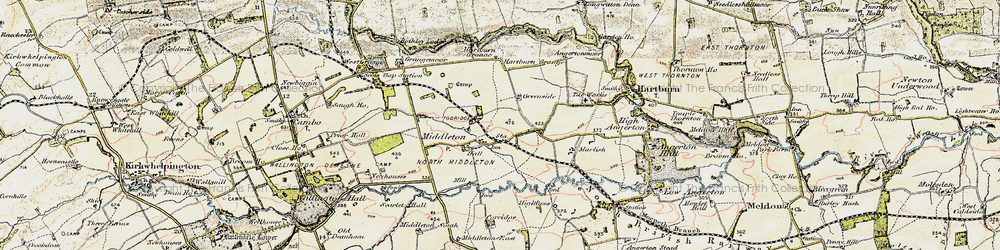 Old map of Middleton in 1901-1903
