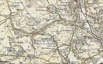 Old map of Middleton in 1902-1903