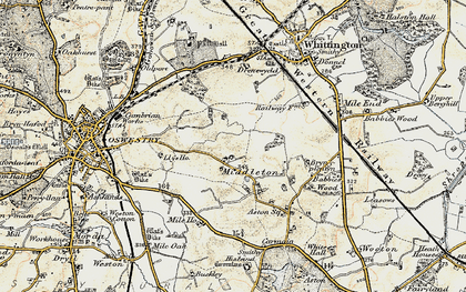 Old map of Bryn-y-plentyn in 1902