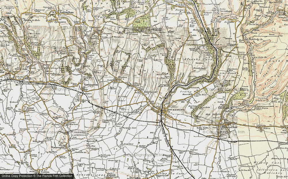 Old Map of Middleton, 1903-1904 in 1903-1904