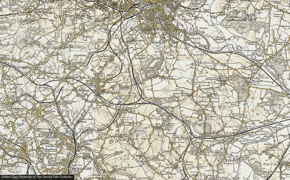 Old Map of Middleton, 1903 in 1903