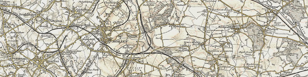 Old map of Middleton in 1903