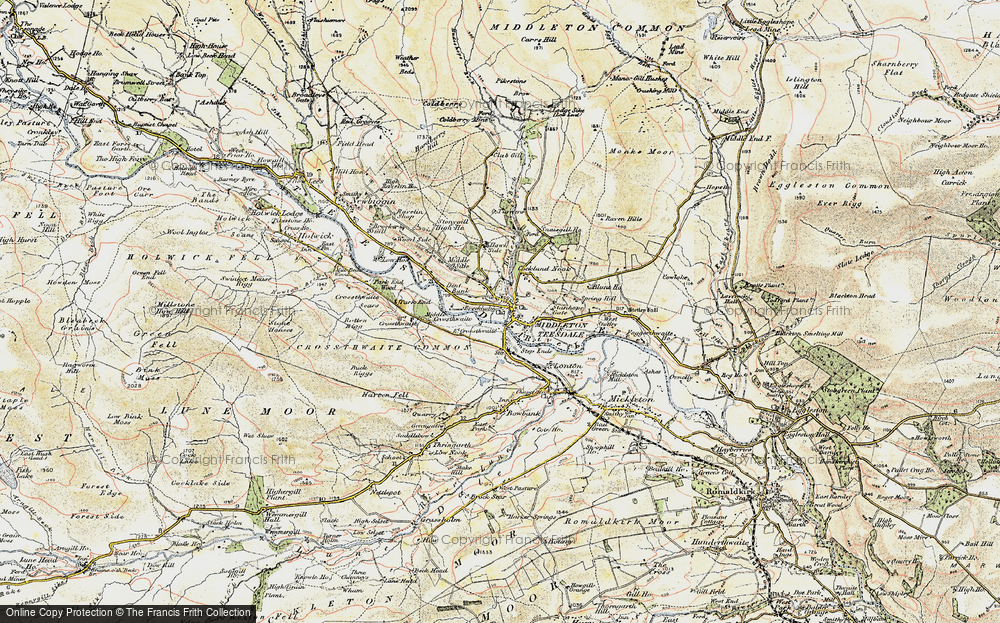 Old Map of Middleton in Teesdale, 1903-1904 in 1903-1904