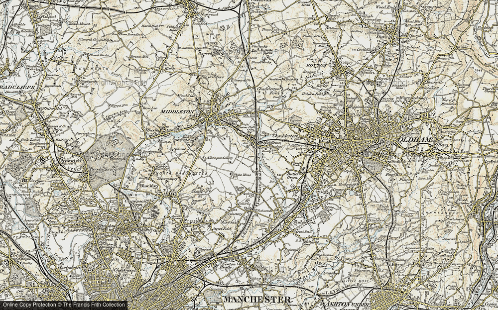 Old Map of Middleton Junction, 1903 in 1903