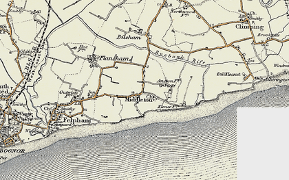 Old map of Middleton-on-Sea in 1897-1899