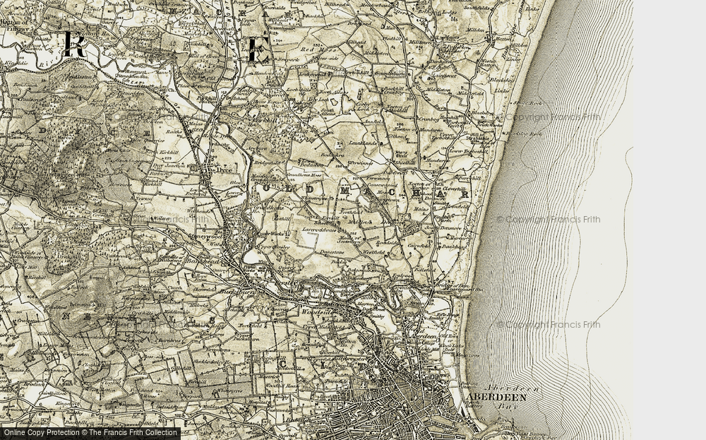 Old Map of Middleton Park, 1909 in 1909