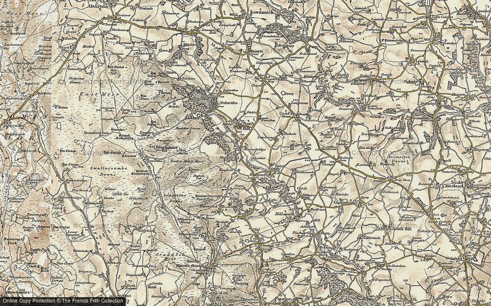Old Map of Middlewood, 1900 in 1900