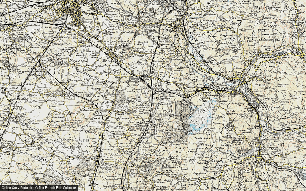 Old Map of Middlewood, 1902-1903 in 1902-1903
