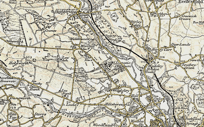 Old map of Middlewood in 1903