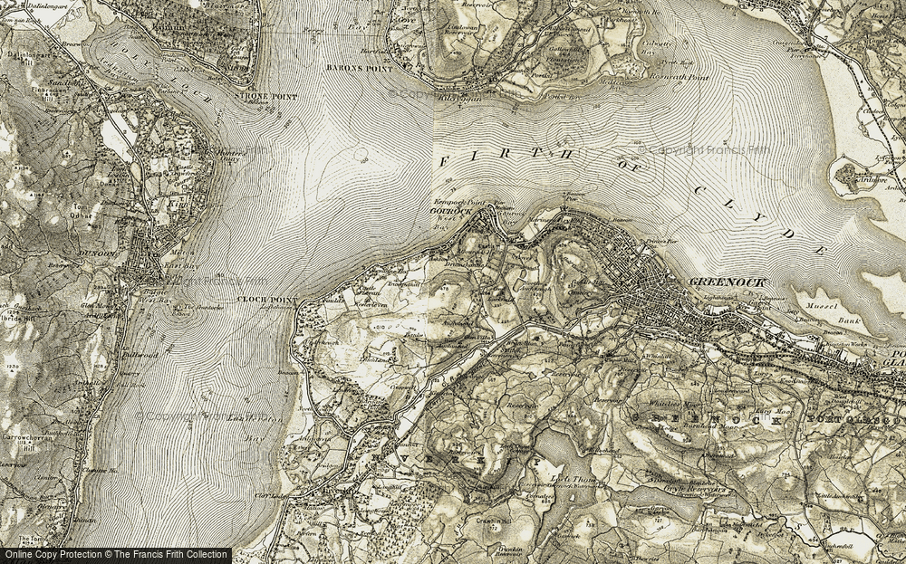 Old Map of Midton, 1905-1907 in 1905-1907