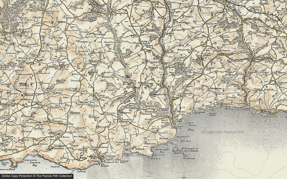 Old Map of Milcombe, 1900 in 1900