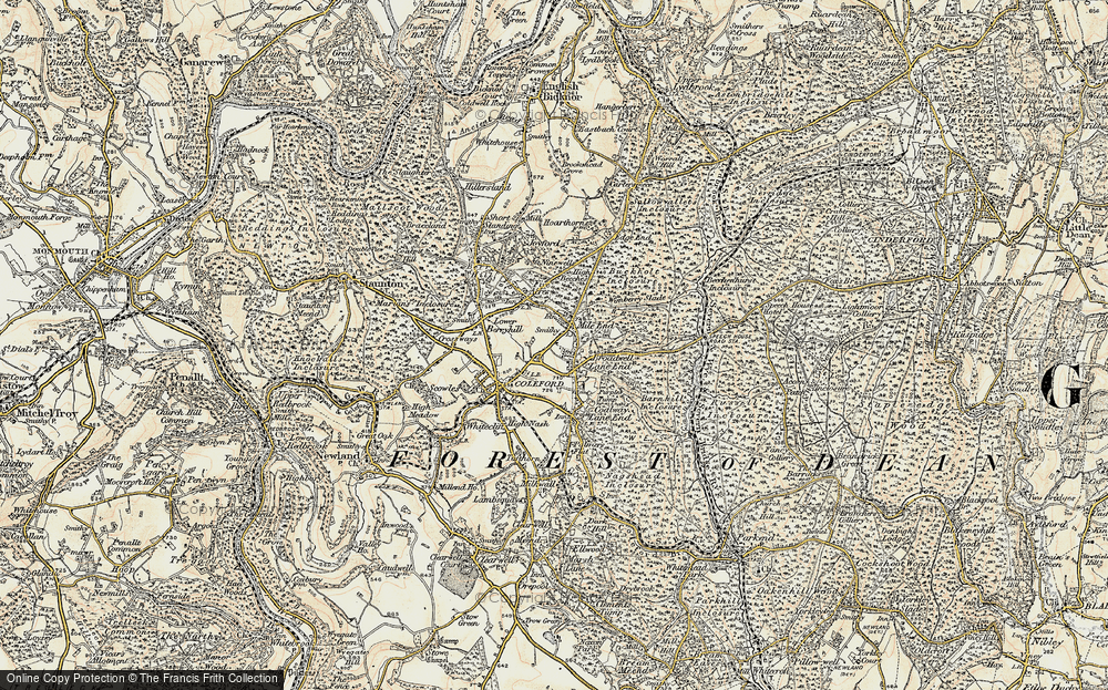Old Map of Mile End, 1899-1900 in 1899-1900