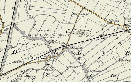 Old map of Lark Grange in 1901