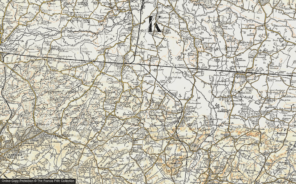 Old Map of Historic Map covering Biggenden in 1897-1898